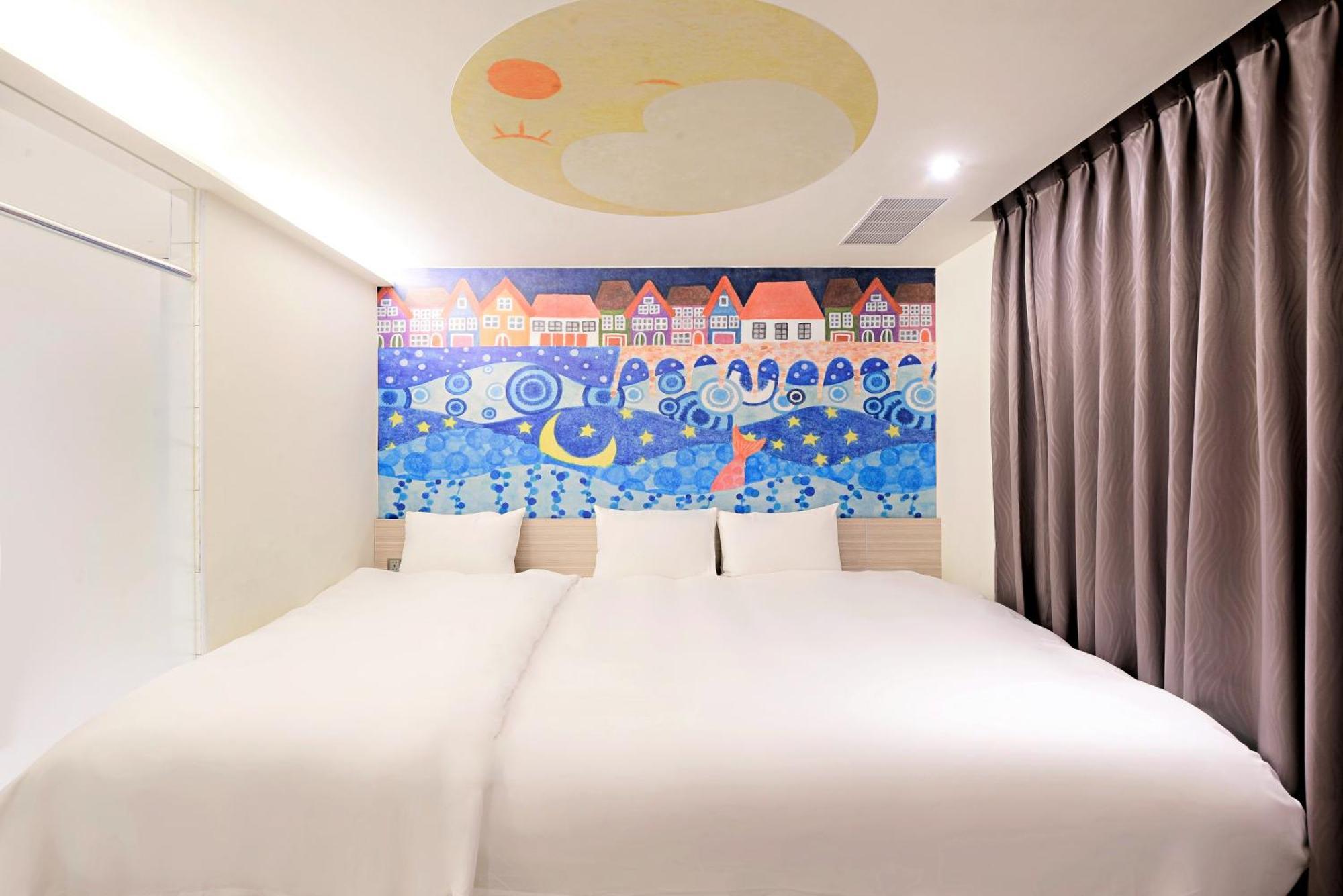 Whoops Hotel Тайчжун Номер фото